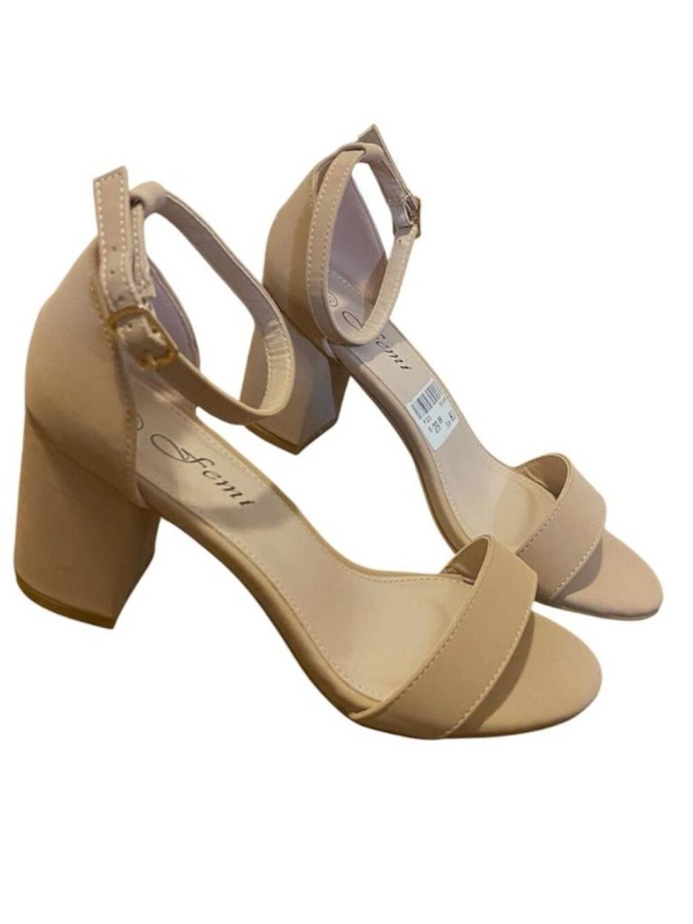 Women's Tan and Cream Sandals